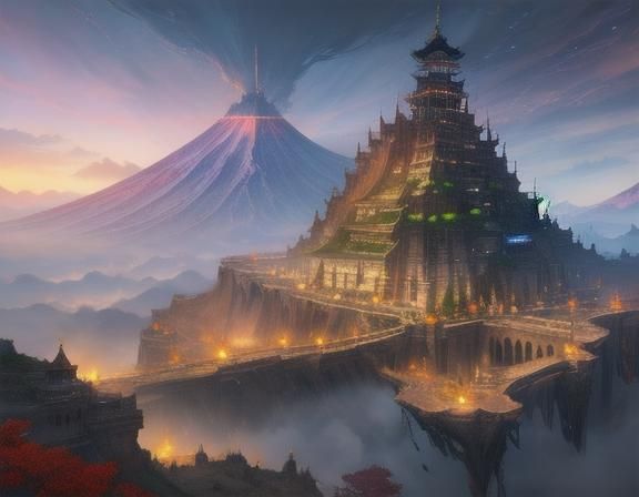 Japanese Students Enjoying Class Discussion in Matte Paintin...