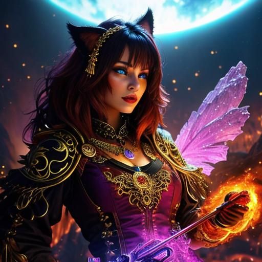 Fierce 3D Woman: Cinematic, Detailed, and Dramatic