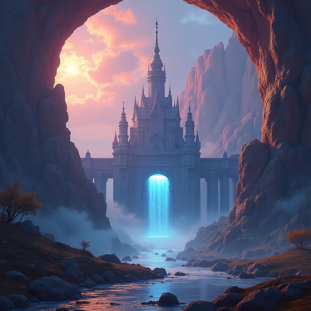 Detailed Matte Painting of Creation's First Day