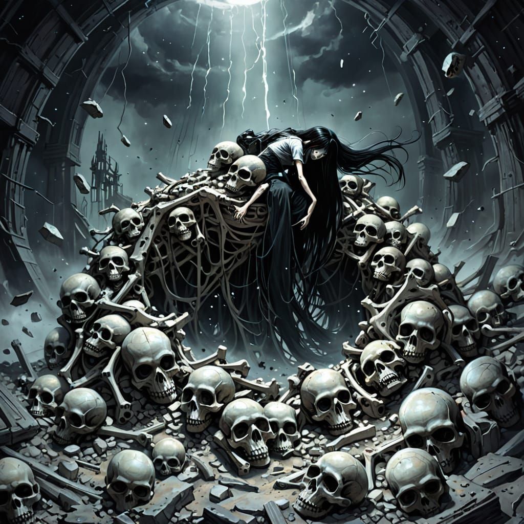 Cosmic Horror: Sadako in the Ossuary Well