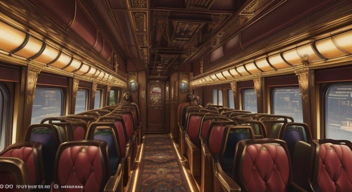Steampunk Bullet Train