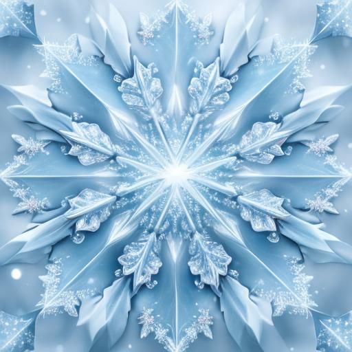 Snow Crystal: Microscopic Frozen Beauty in Winter