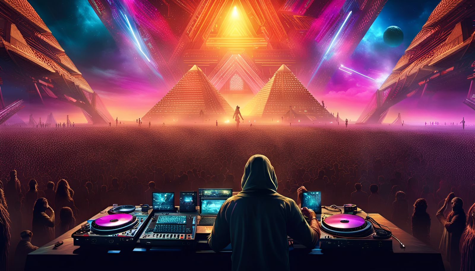 Epic DJ Jesus & Alien Monkey Rave