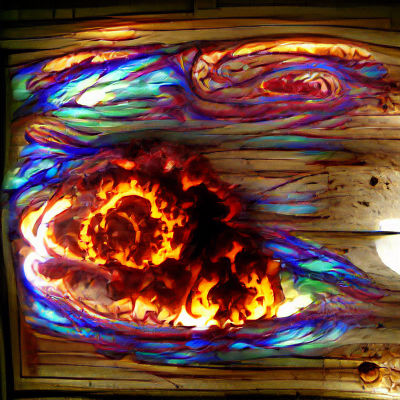 Colorful Abstract Explosion of Light and Energy