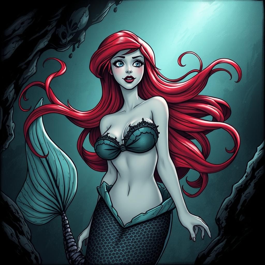 Horror Ariel: A Dark Take on The Little Mermaid