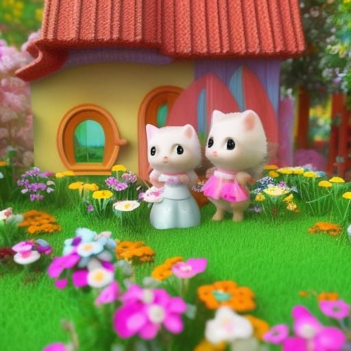 Sylvanian Family in Moose Village: Pop Art Fantasy