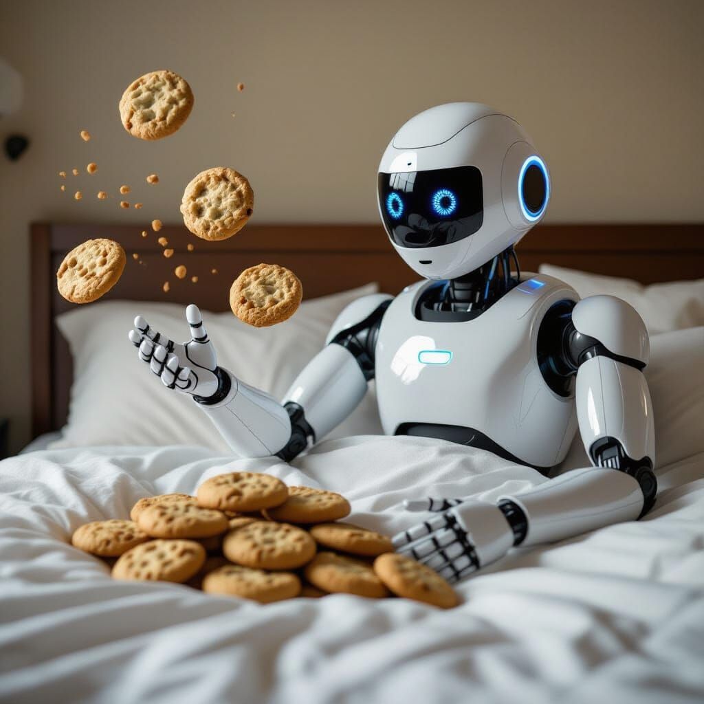 AI Tosses Cookies in Bed