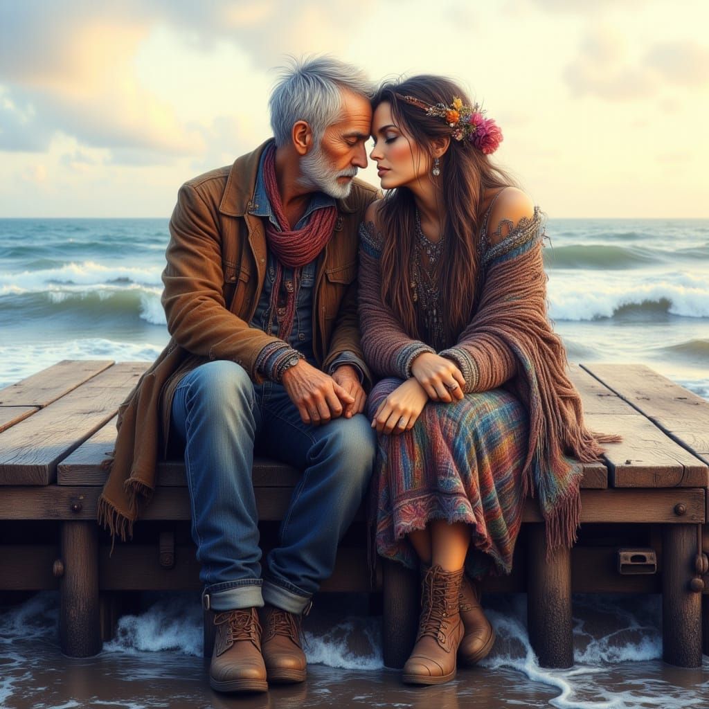 A Peaceful Moment on the Pier