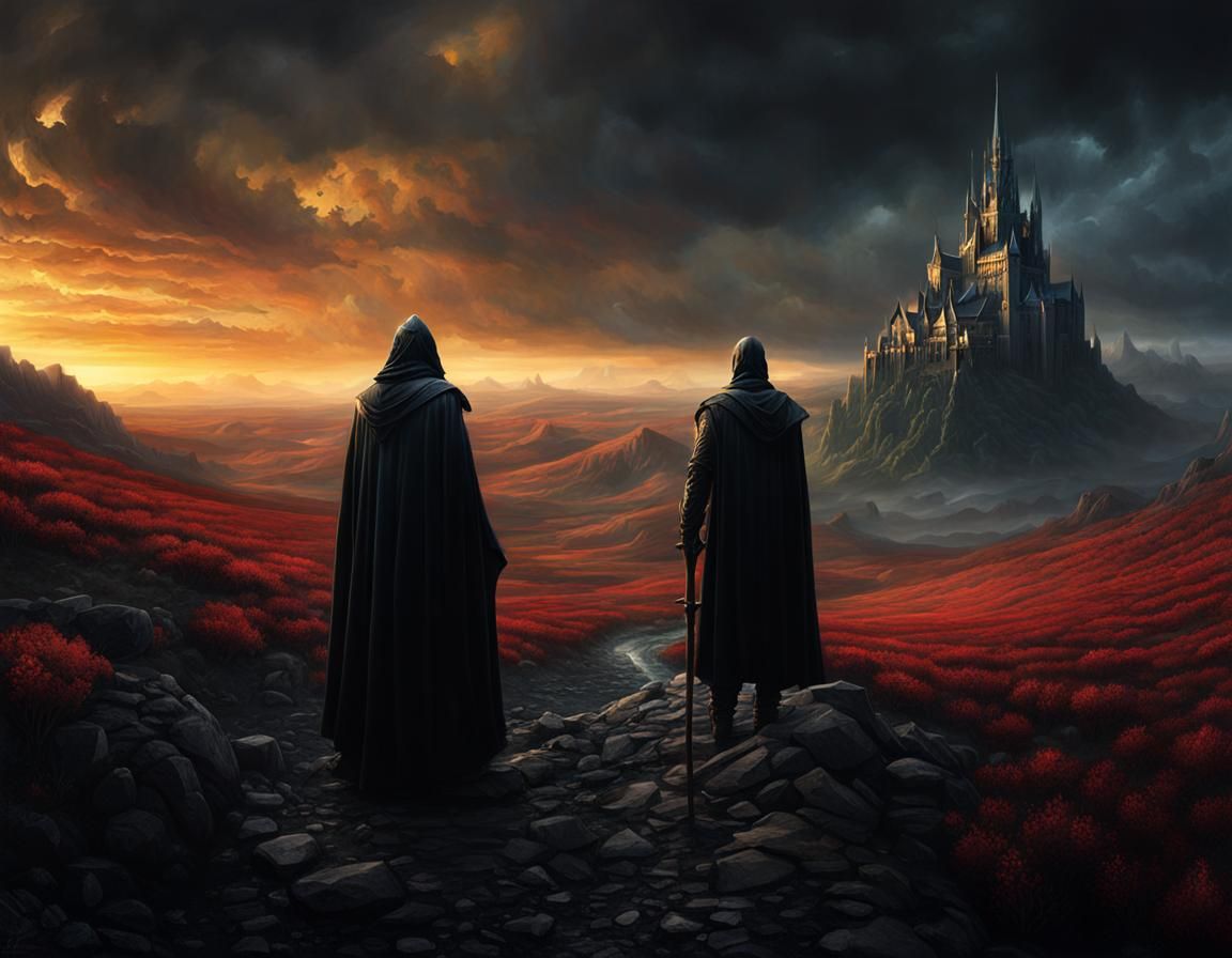 Medieval Fantasy Landscape Matte Painting