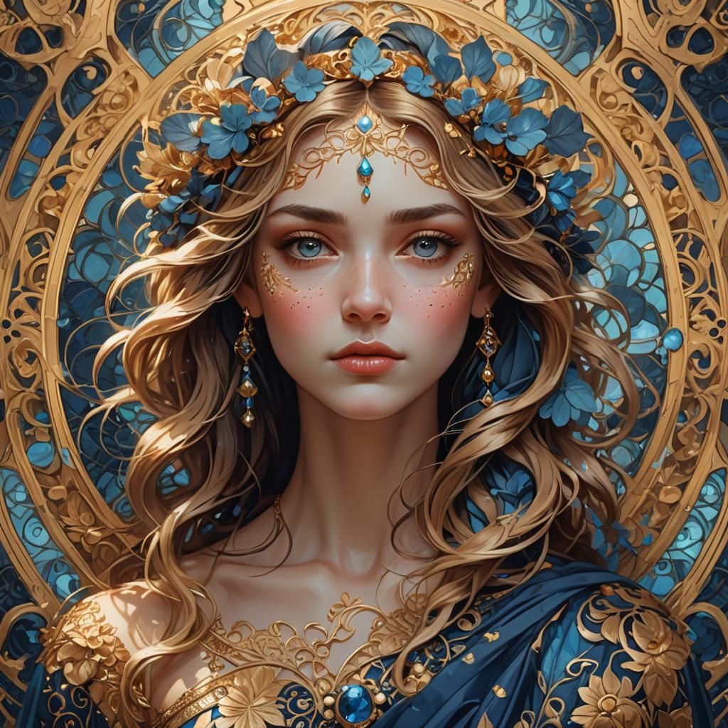 Hyper-Realistic Portrait of Ra in Digital Art