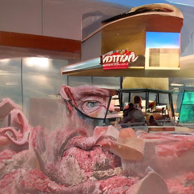 Walter White at Futuristic Tim Horton's, Photorealistic 8K