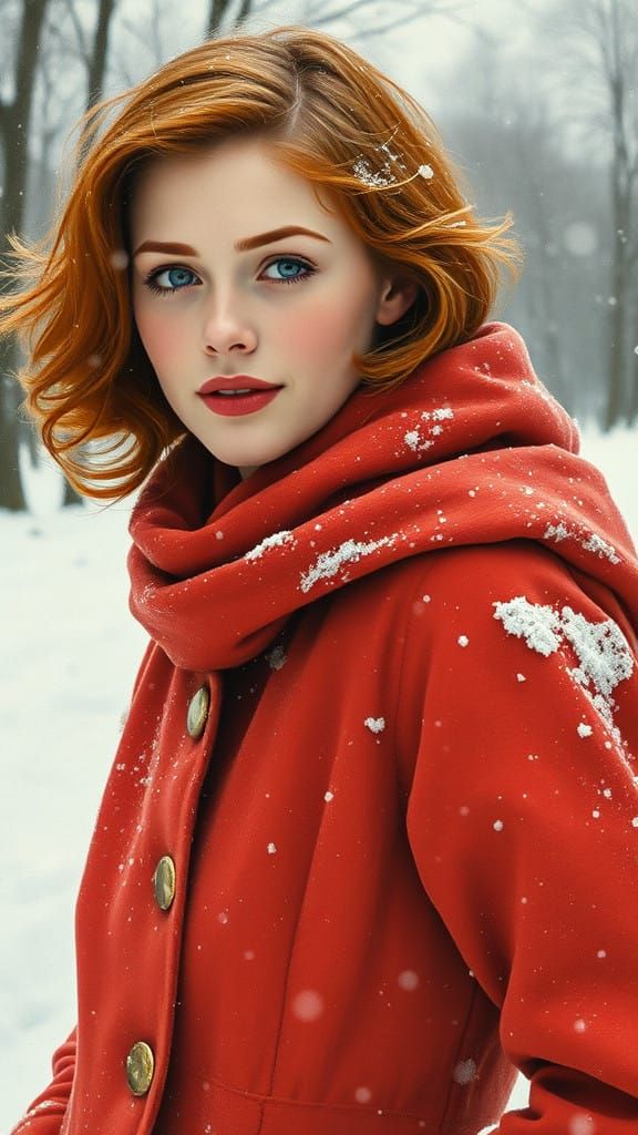 Portrait of a Caucasian Woman