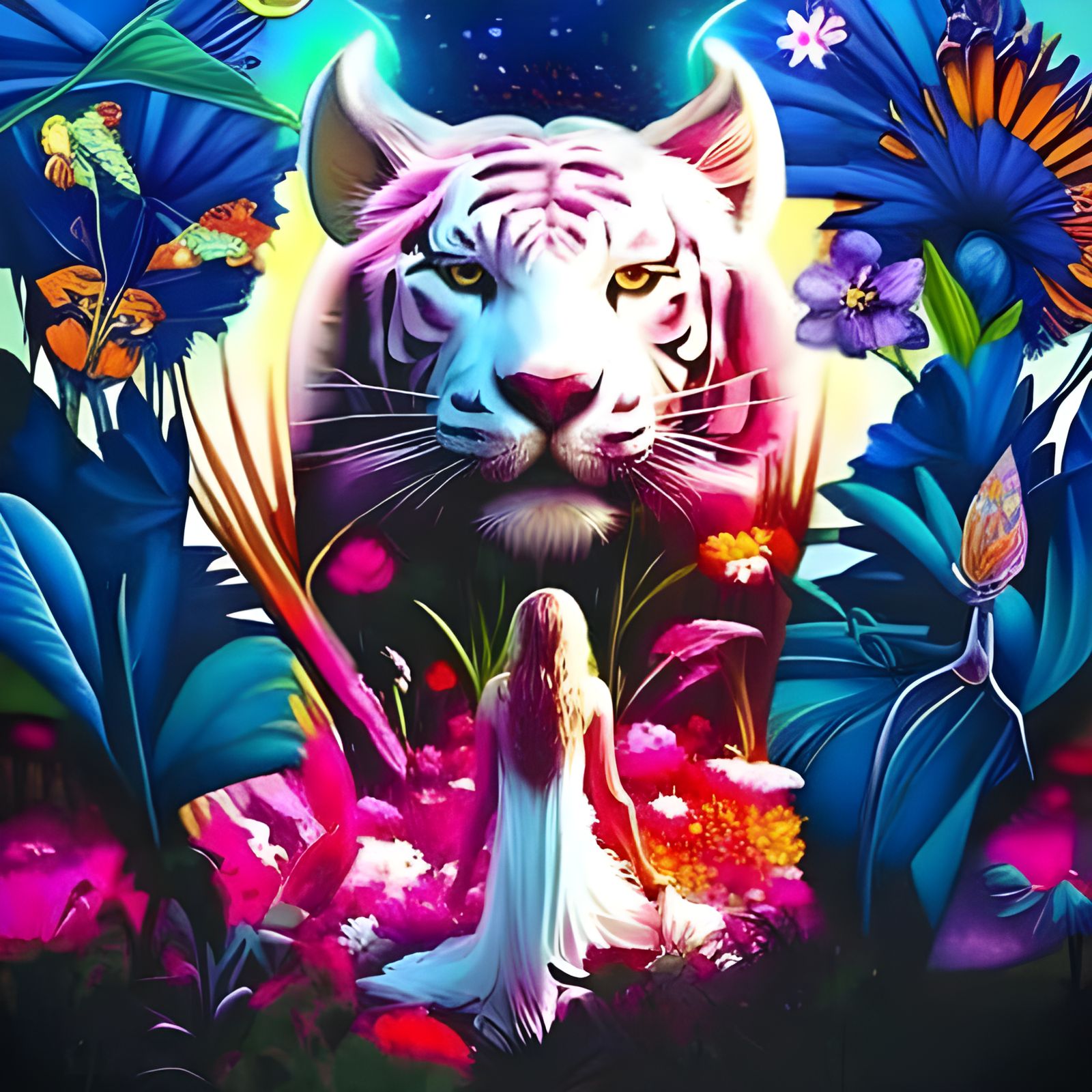 Radiant Blood Red Sun at Golden Hour