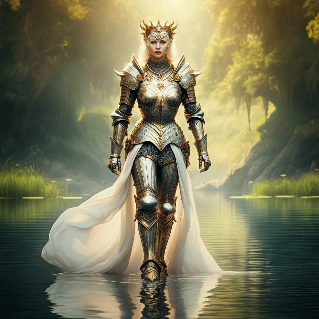 Shining Warrior Princess Walks on Water