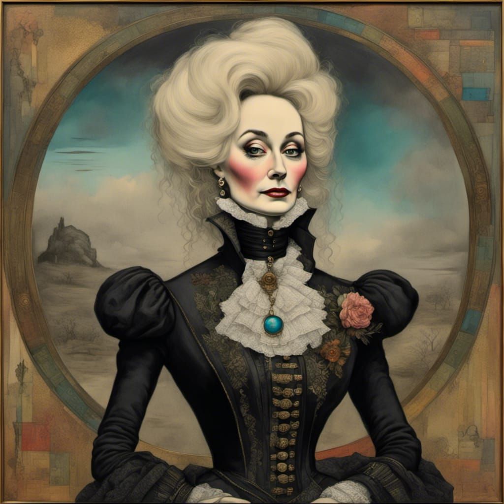 Iconic Portrait of Dolly Parton