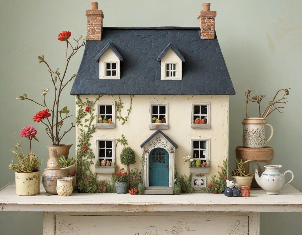 Intimate Domestic Scene in Intricate Detail