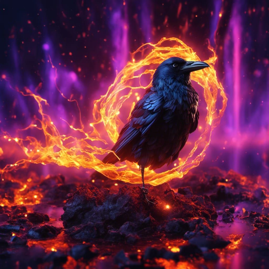 Raven in the ashes of a Phoenix