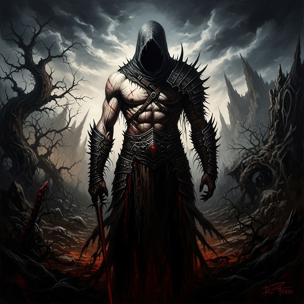 Grimdark Art in a Classical Style