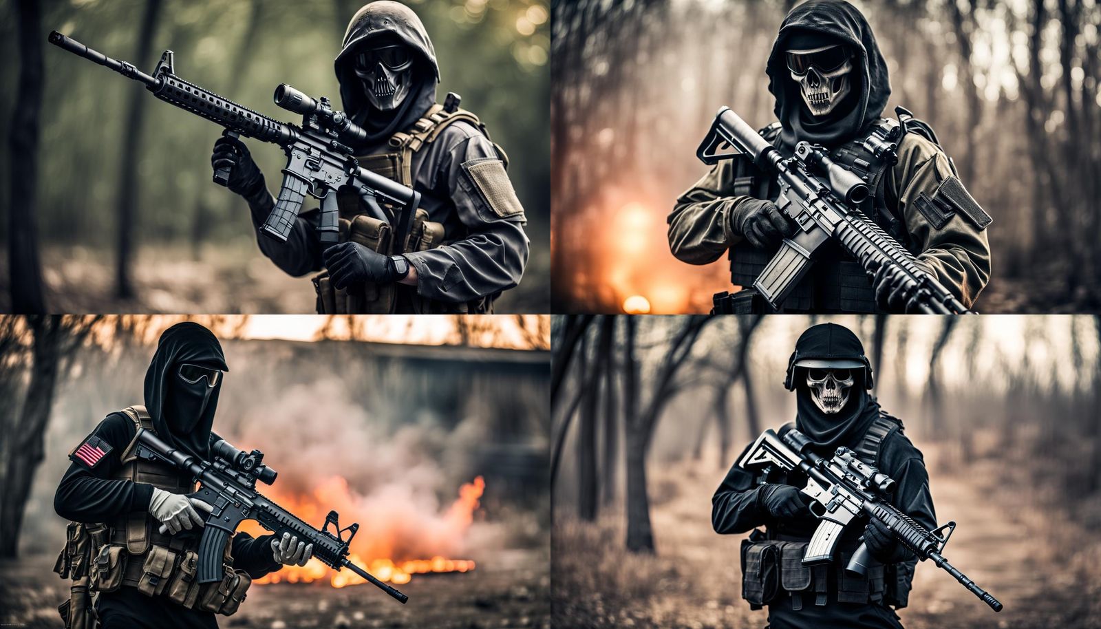 Grim Reaper as Modern Soldier in Warzone