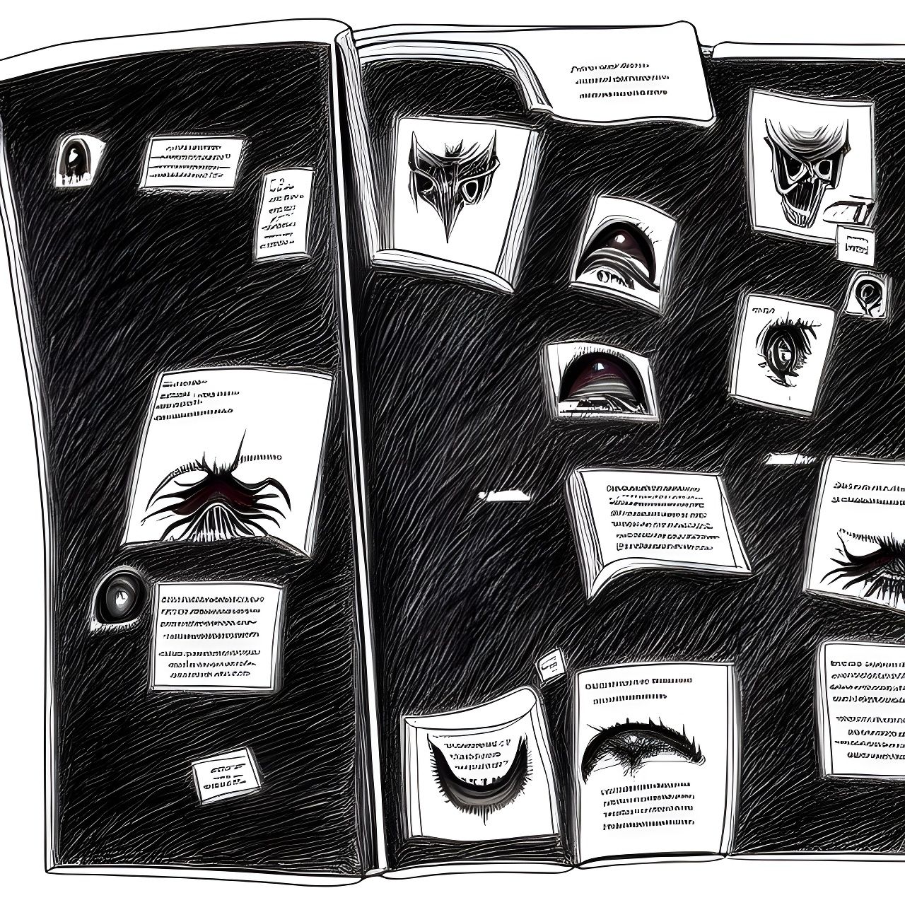 Mysterious Pages of an Evil Tome