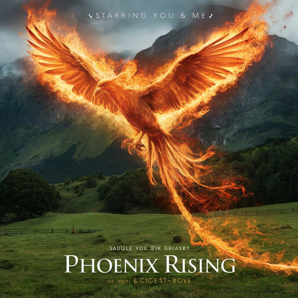 Fiery Phoenix Soars in Movie Poster Art
