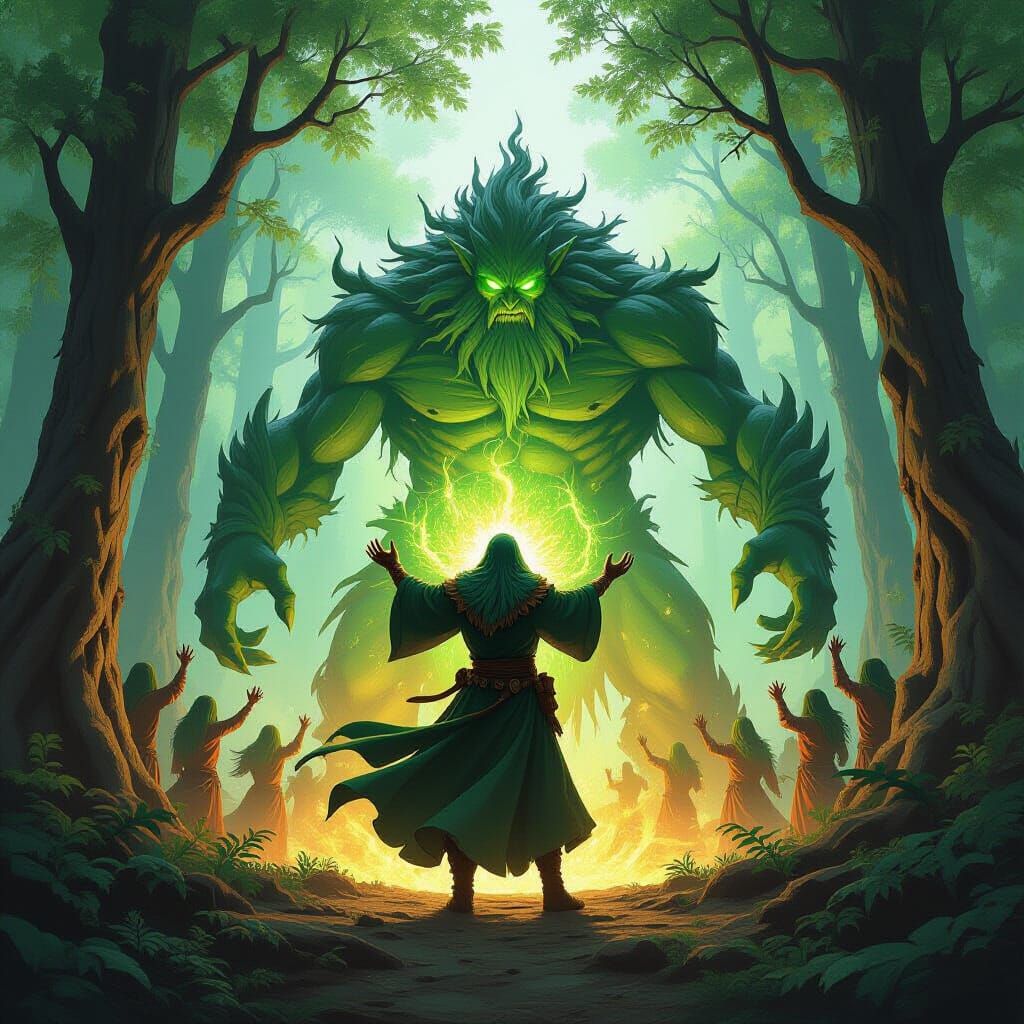 Summoning the greater elemental