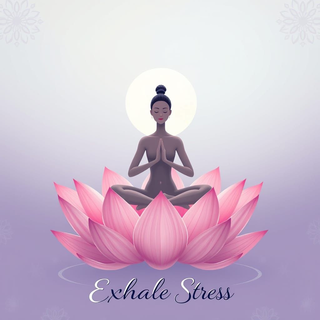 Serenely Seated on a Blooming Lotus