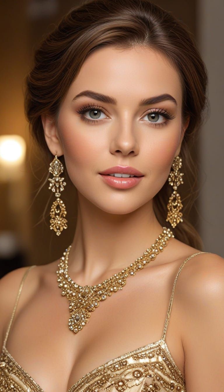 Woman as Beautiful as a Praline