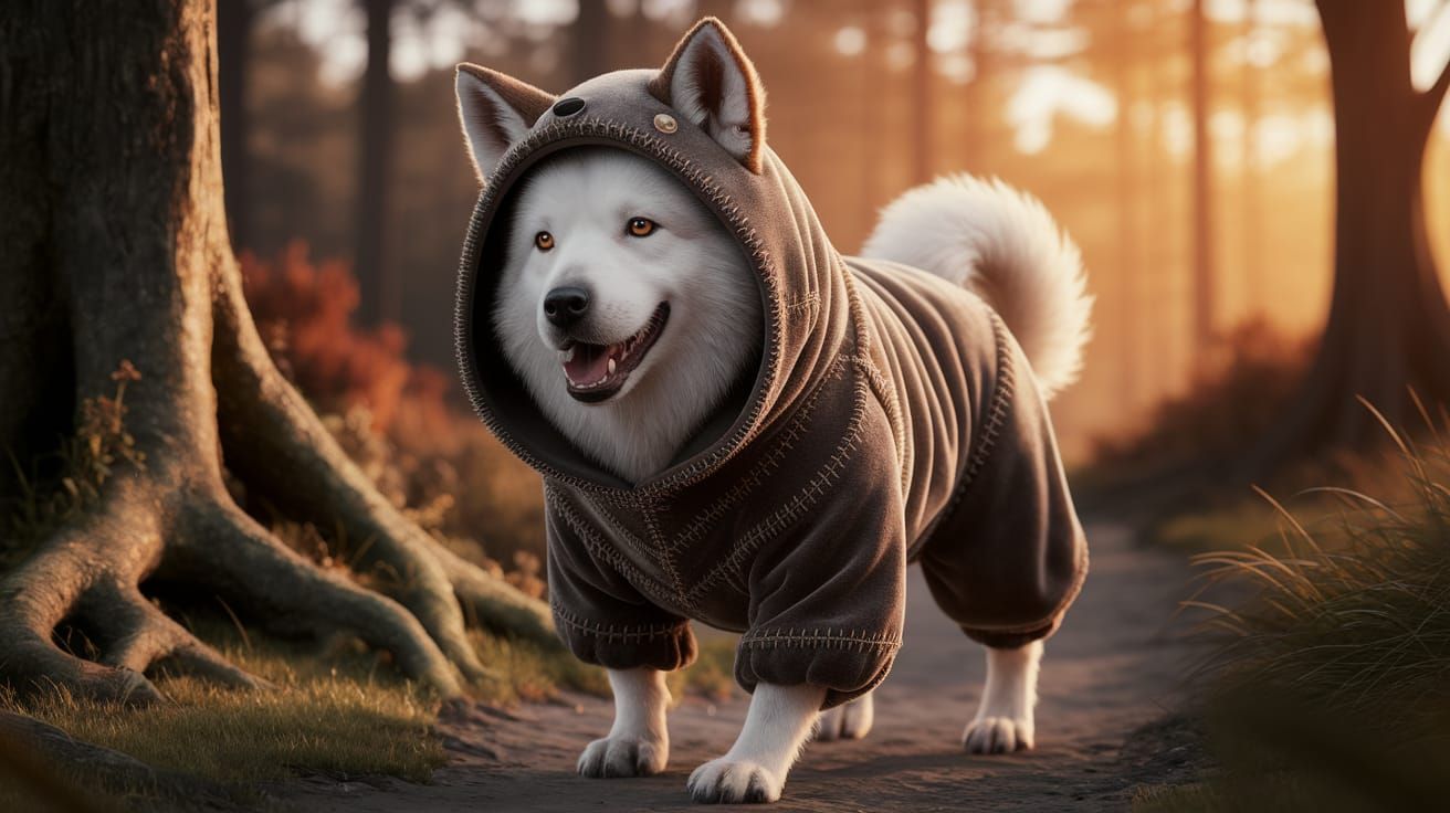 Sheepdog in Wolf Costume Dark Fantasy Concept Art