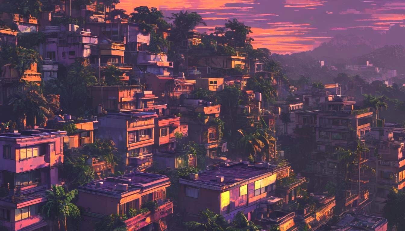 Jungle City Sunset