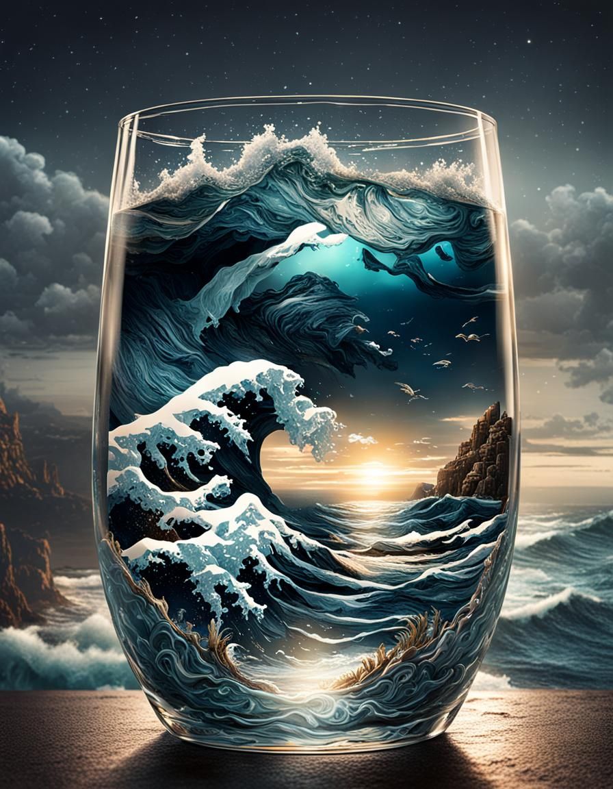 Ocean in a Glass: Digital Matte Painting