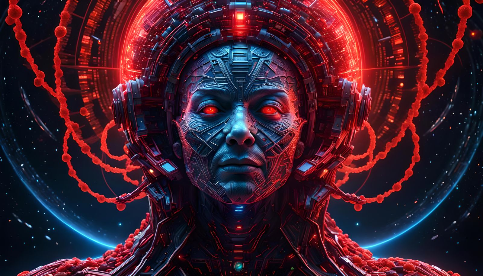 Mother of the Universe in Holographic Astral Art