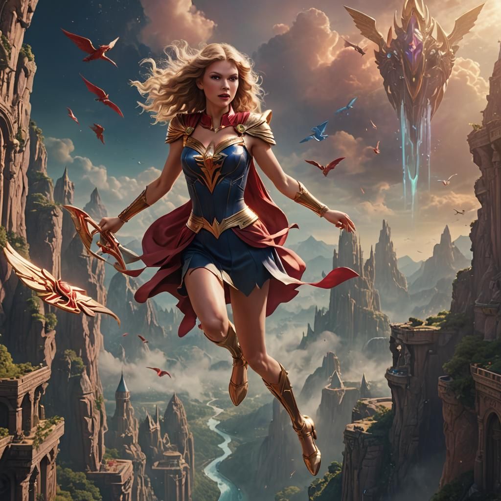 Fantasy Transformation in Detailed Digital Painting