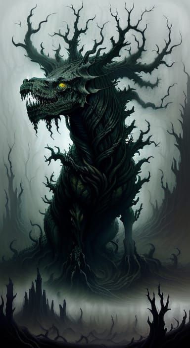 Ethereal Horror in Gnarled Wood: Ancient Evil Lurks