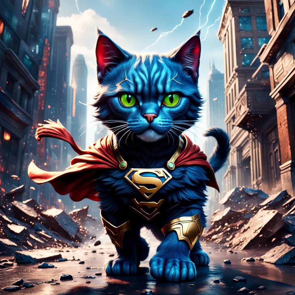 Heroic Feline: Detailed Fantasy Concept Art