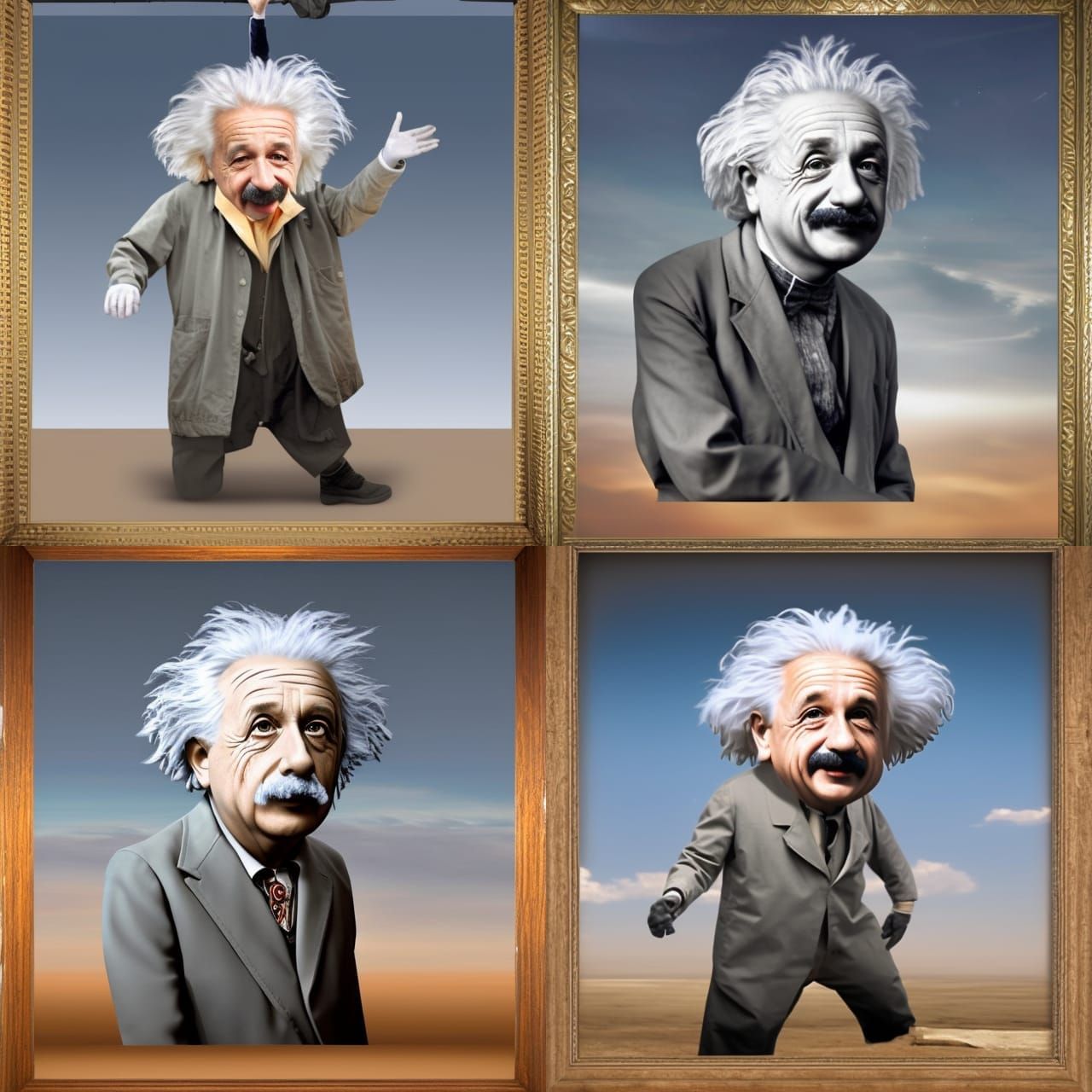 Einstein Cooking in the Metaverse: Digital Street Art