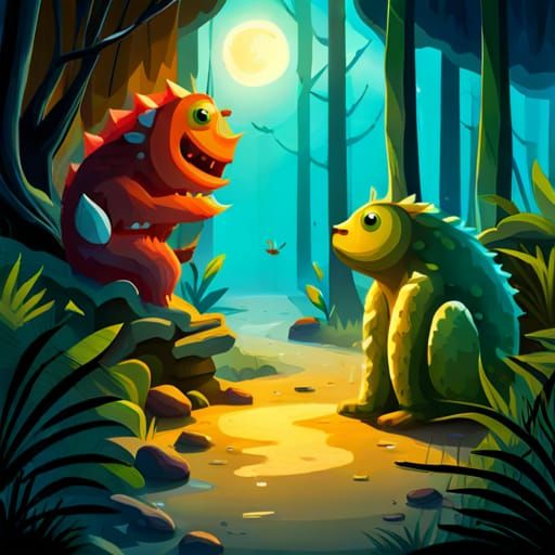 Diverse Mythical Creatures Generated by AI