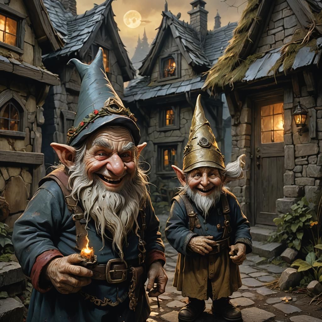 Horrifying Gnomes in Dark Fantasy Art