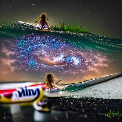Surfing a Milky Way Wave: Cosmic Surfing