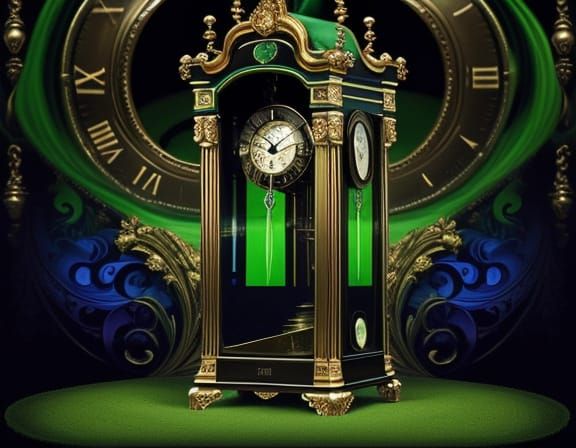 Surreal Melting Clock as Time Distortion