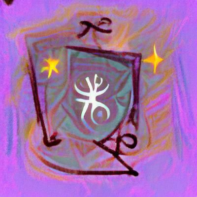 Illuminated Manuscript Letter with Gold Leaf