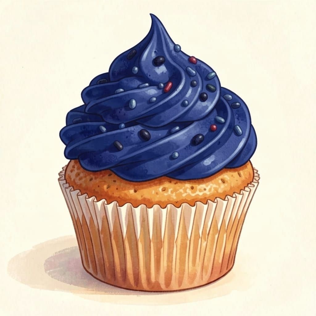 AI Generated Image of Blueberries