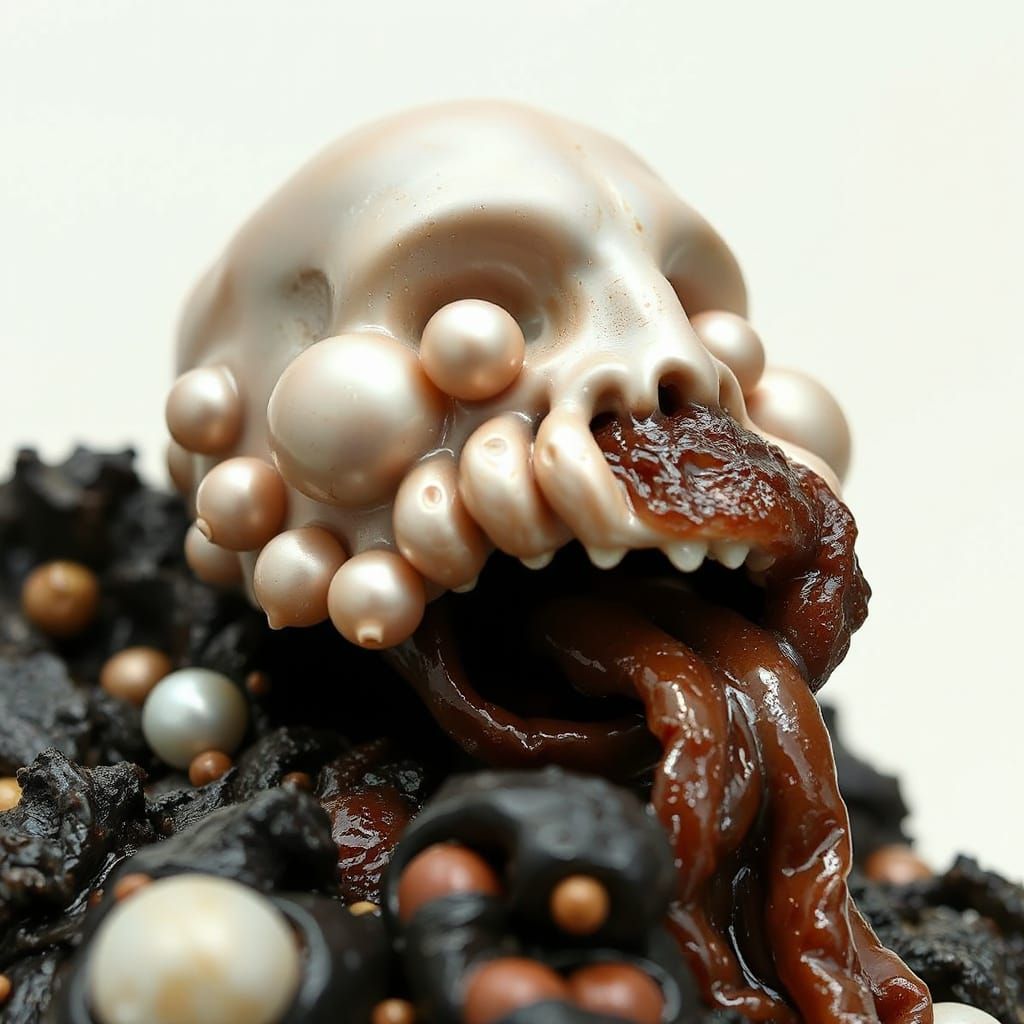 Surreal Still Life in Dark Artistic Style