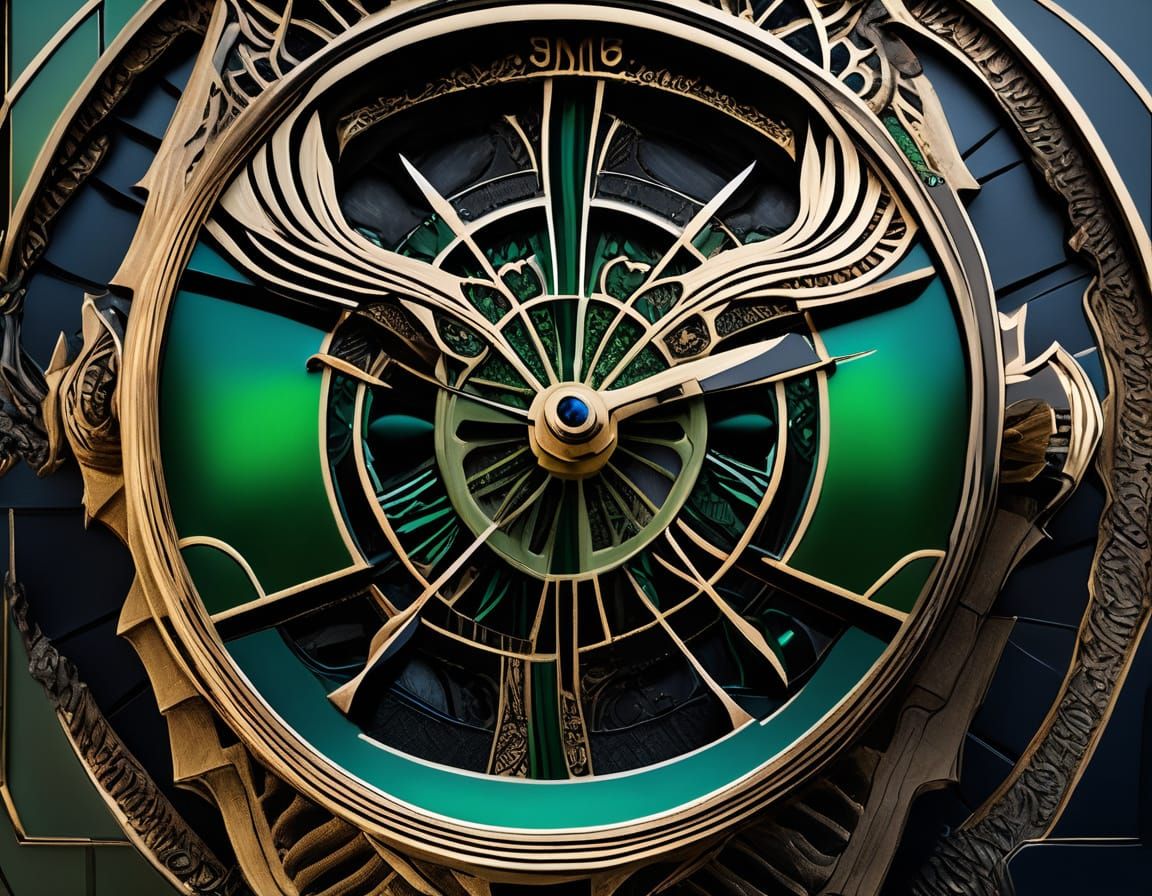 Eternal Love in Vibrant Geometric Harmony