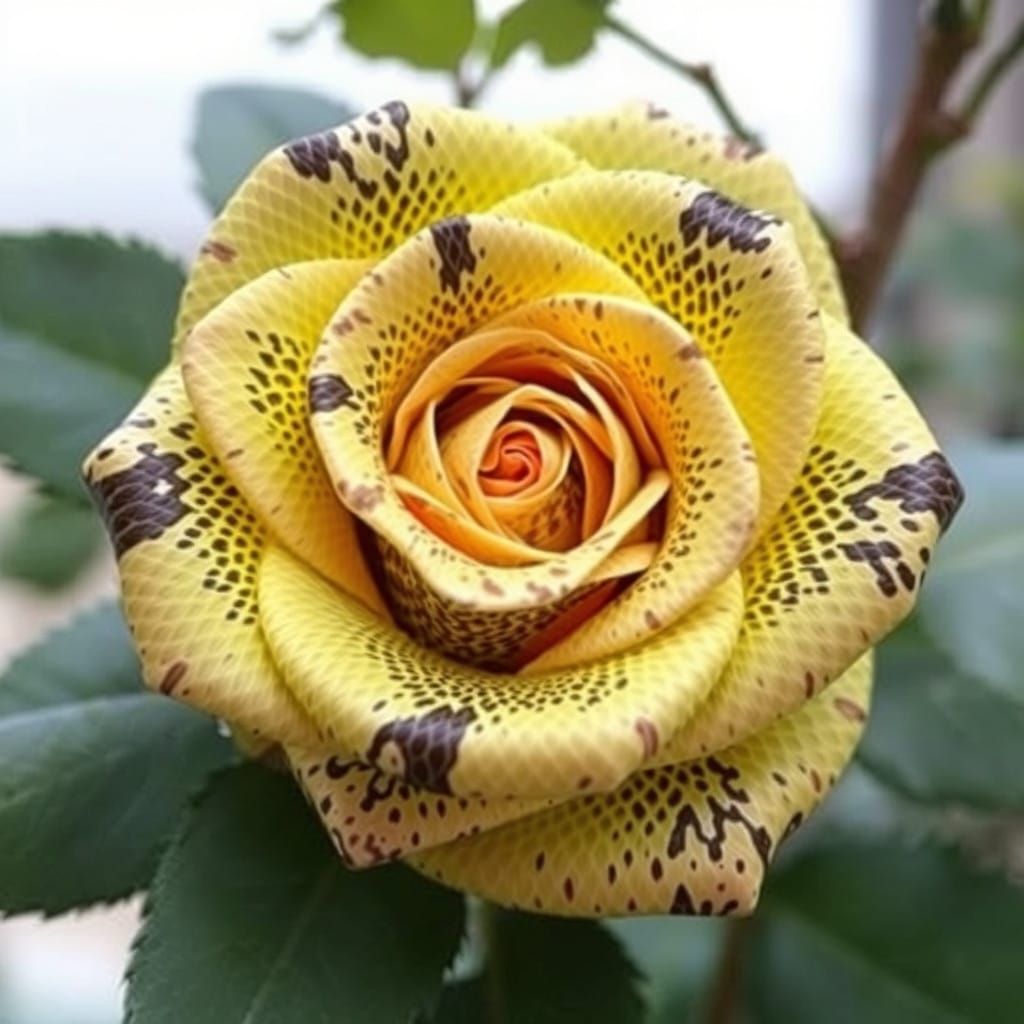 Python Rose Trésor