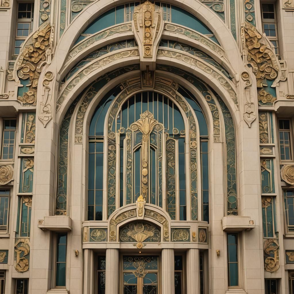 Art Deco Temple Architecture