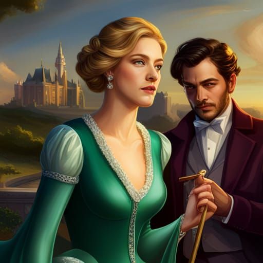 Cinderella Arriving at Ball in Gem Carriage