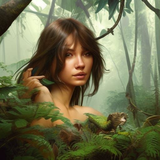 Tarzan boy of the jungle.