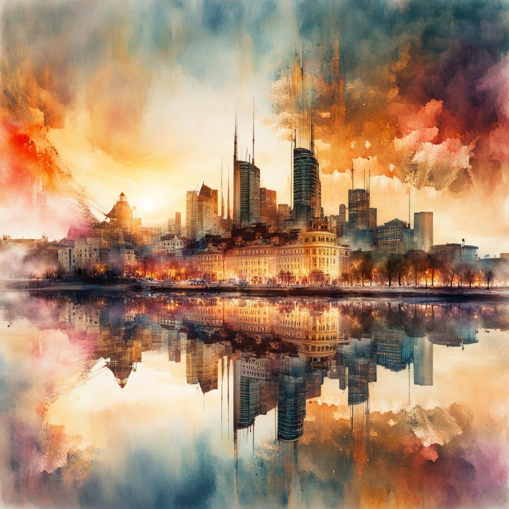 Reflections of a city