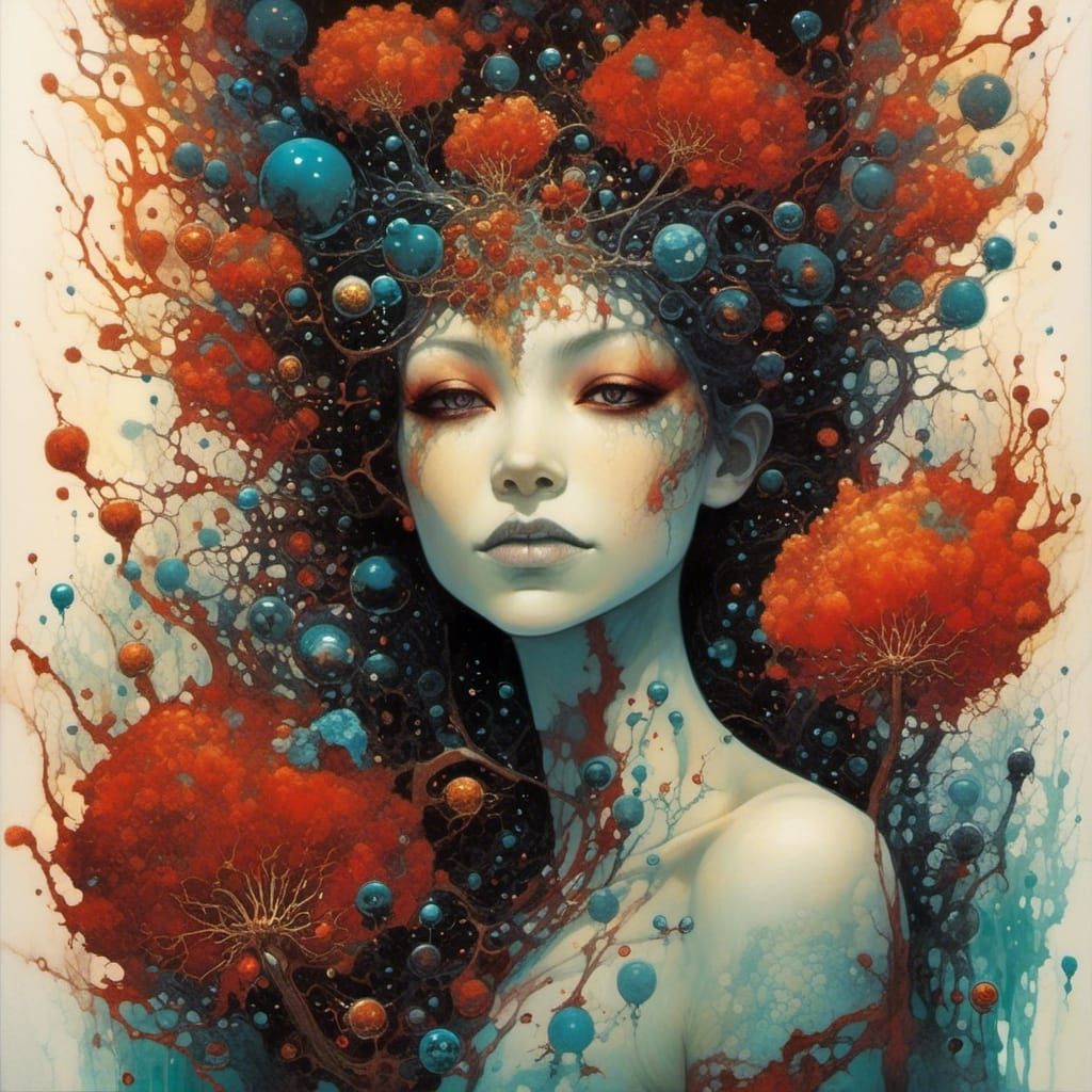 Adorable Killer Robots in Ethereal Fantasy Art